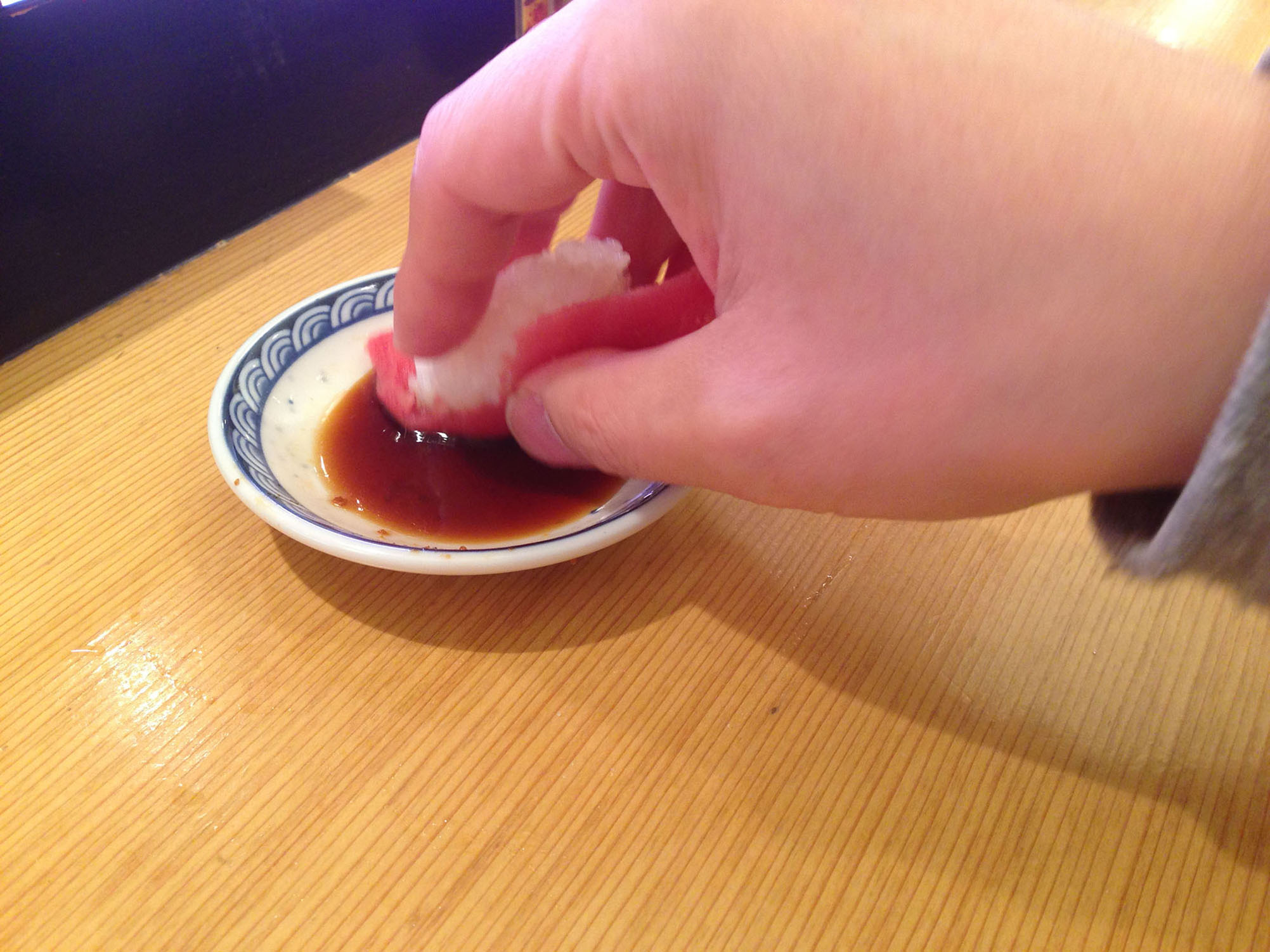 手握壽司吃法