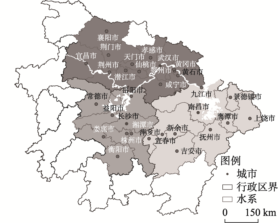 長江中游城市群範圍