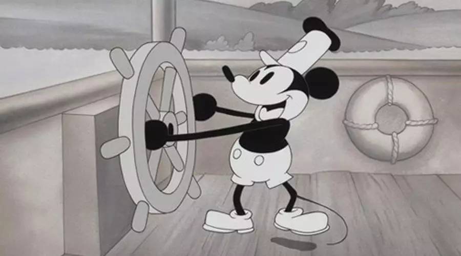 《威利號汽船》動畫原畫，現藏迪士尼家庭博物館