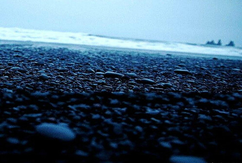 冰島黑沙灘