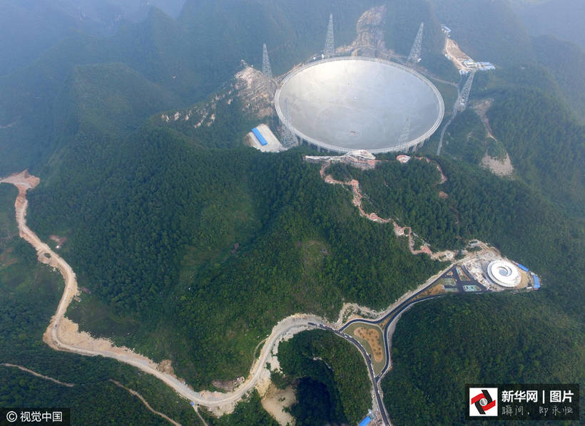 中國天眼(貴州平塘球面射電望遠鏡)