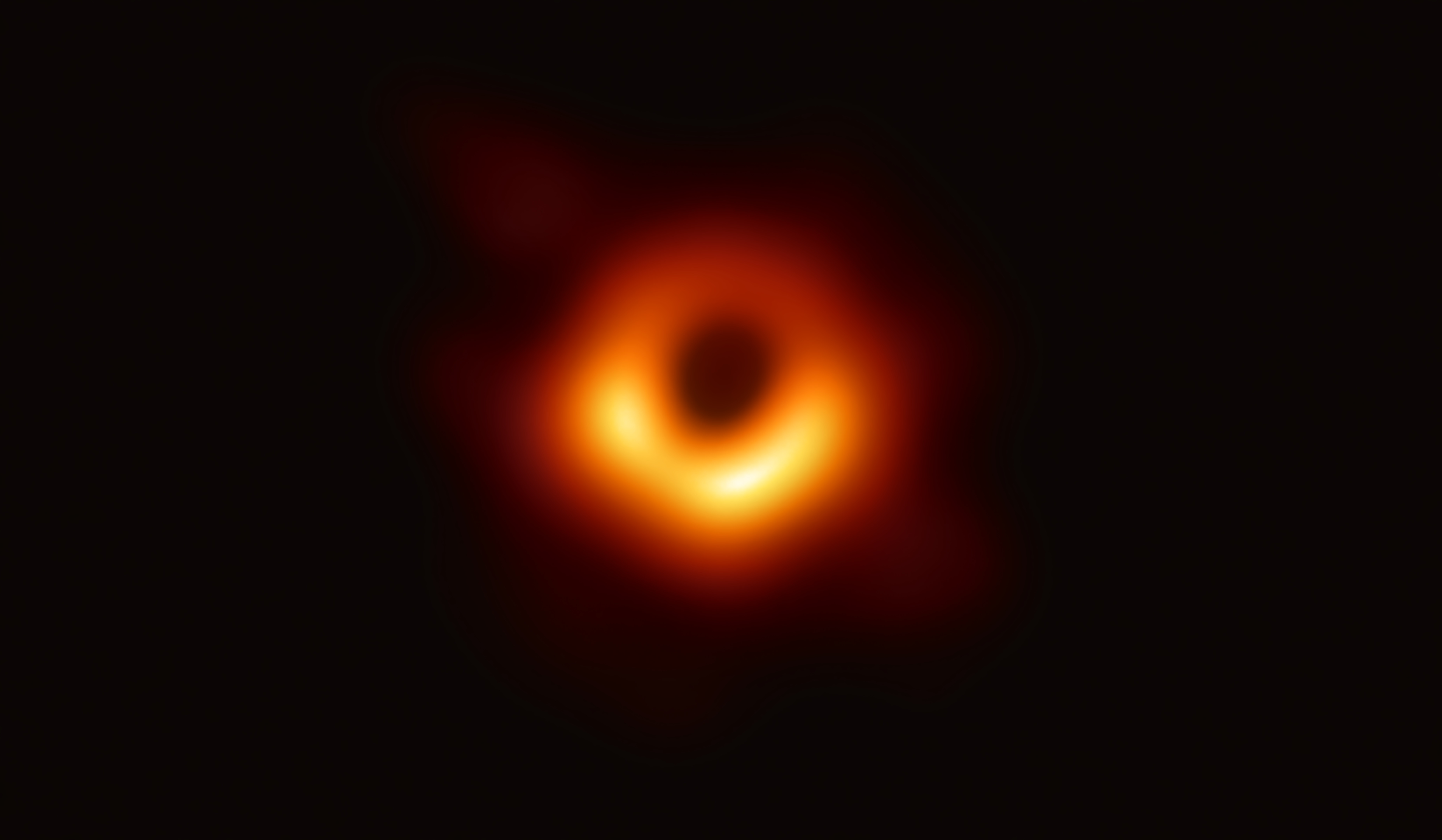 M87中心超大質量黑洞（ESO供圖）