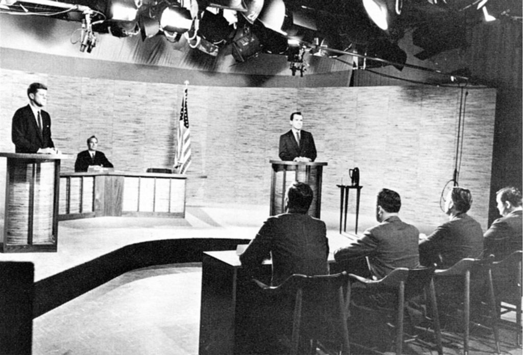 1960年與尼克森展開電視辯論