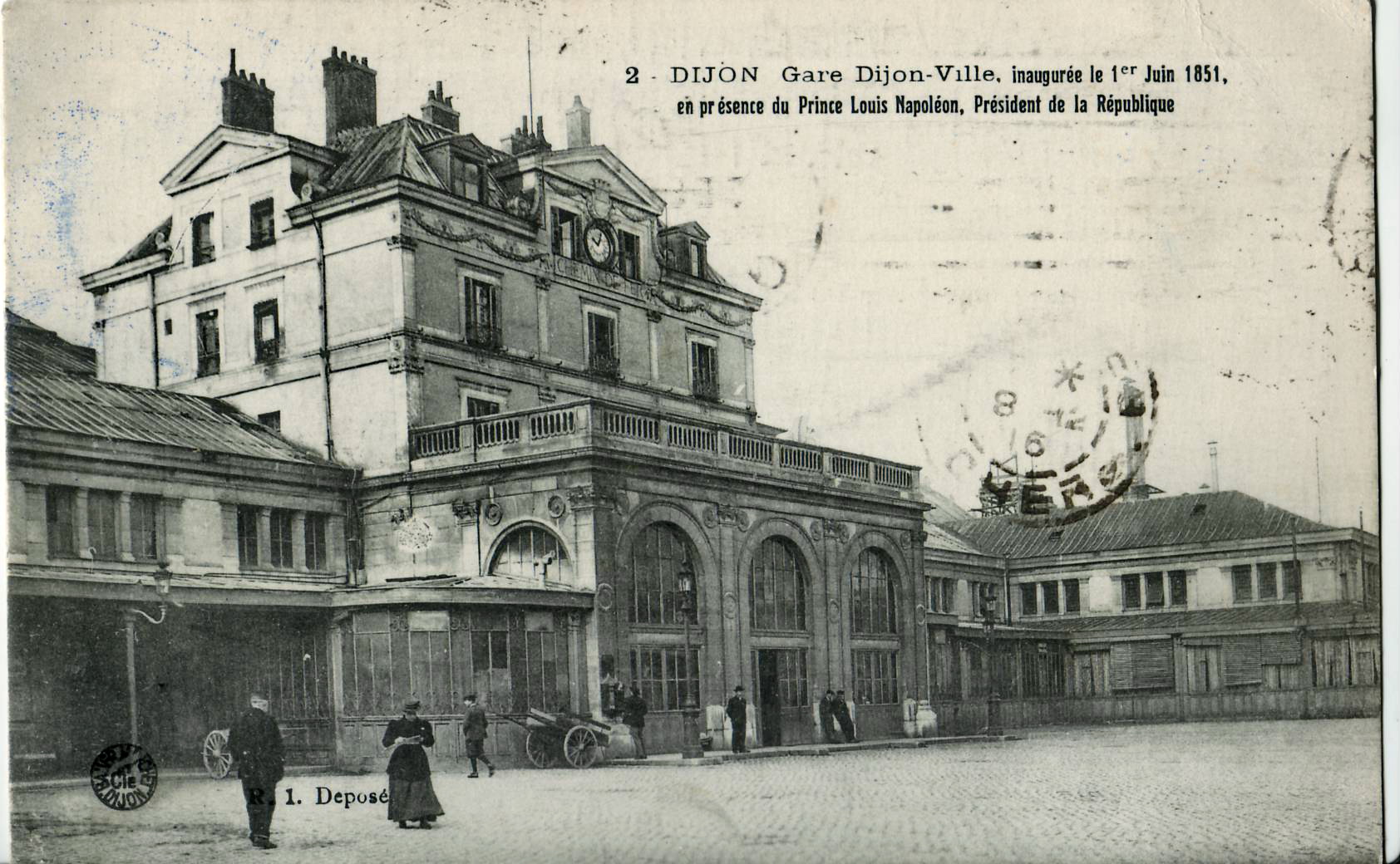 19世紀的第戎火車站